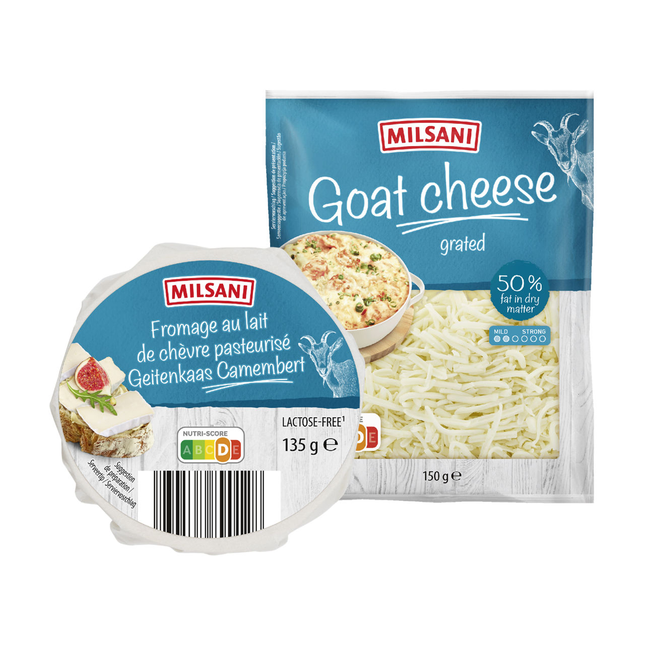 Geitenkaas specialiteit of geraspt