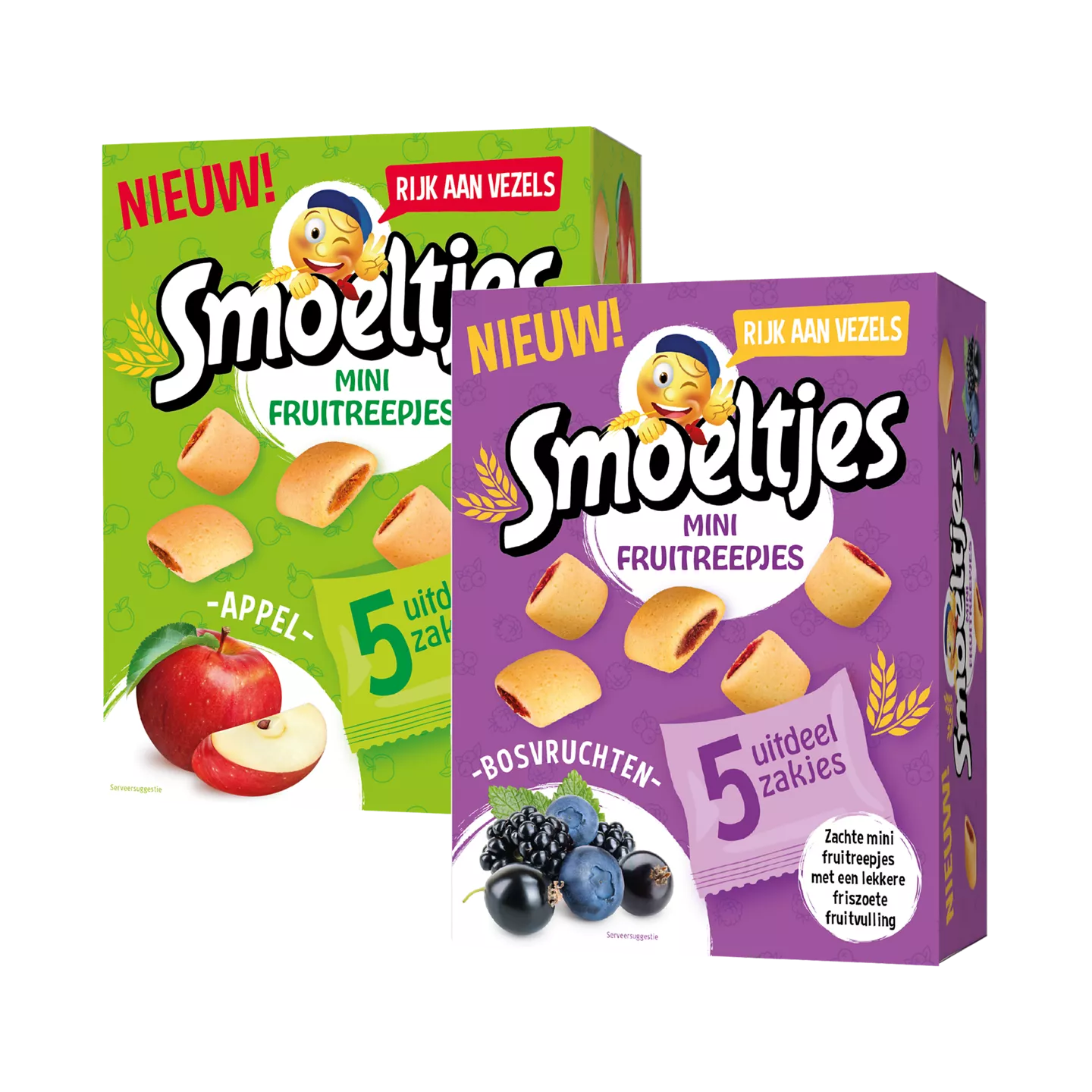 Mini-fruitrepen uitdeelzakjes