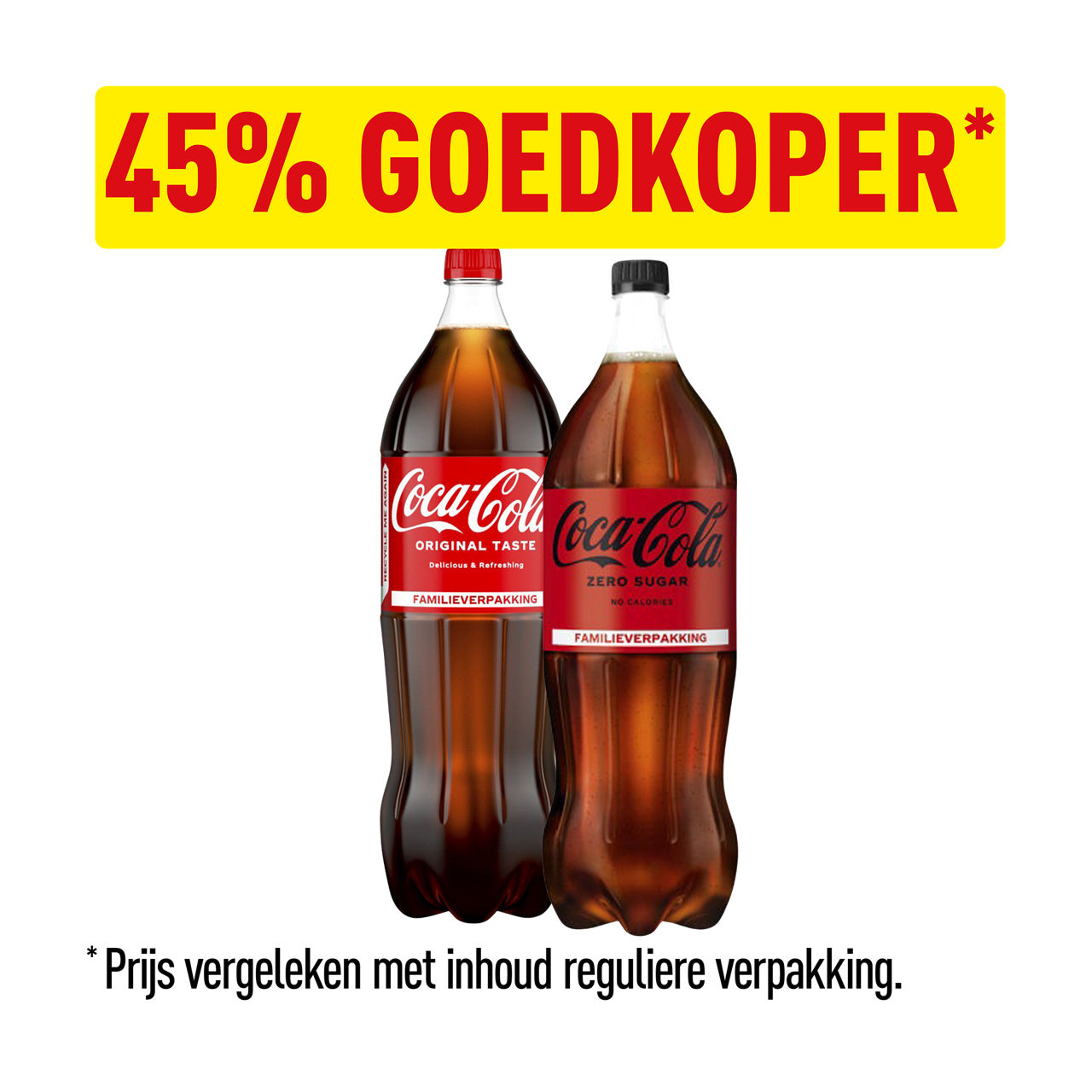 Coca-Cola regular of zero