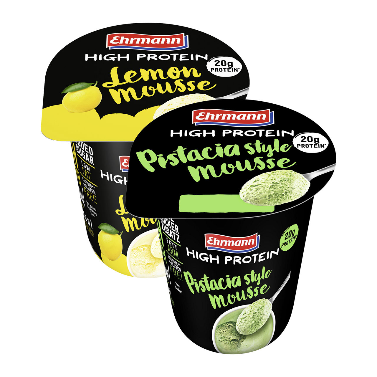 High protein mousse