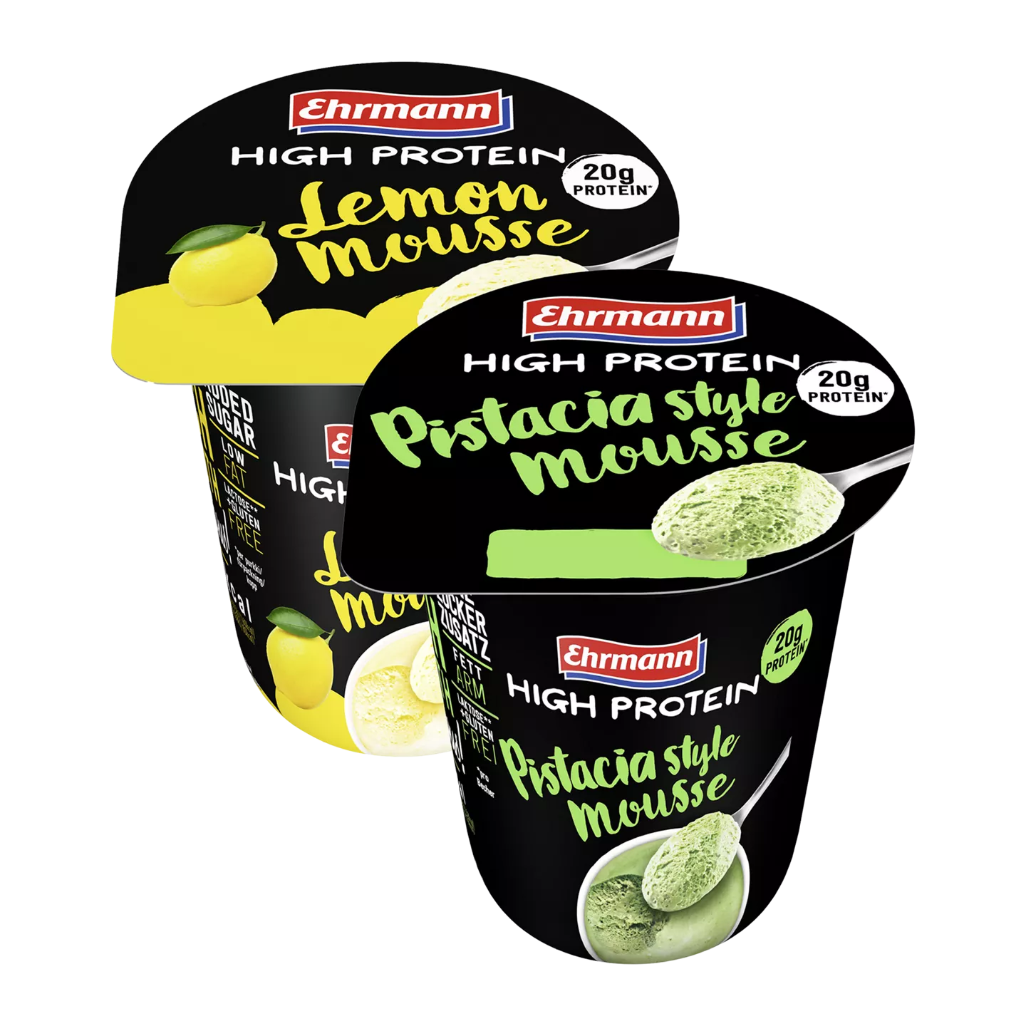 High protein mousse