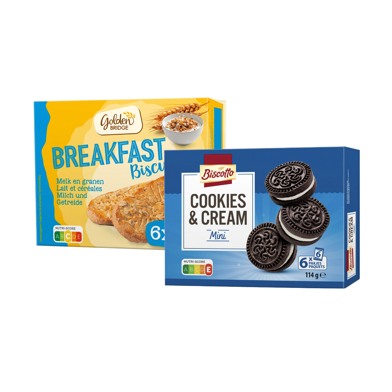 Mini-biscuits of ontbijtkoekjes