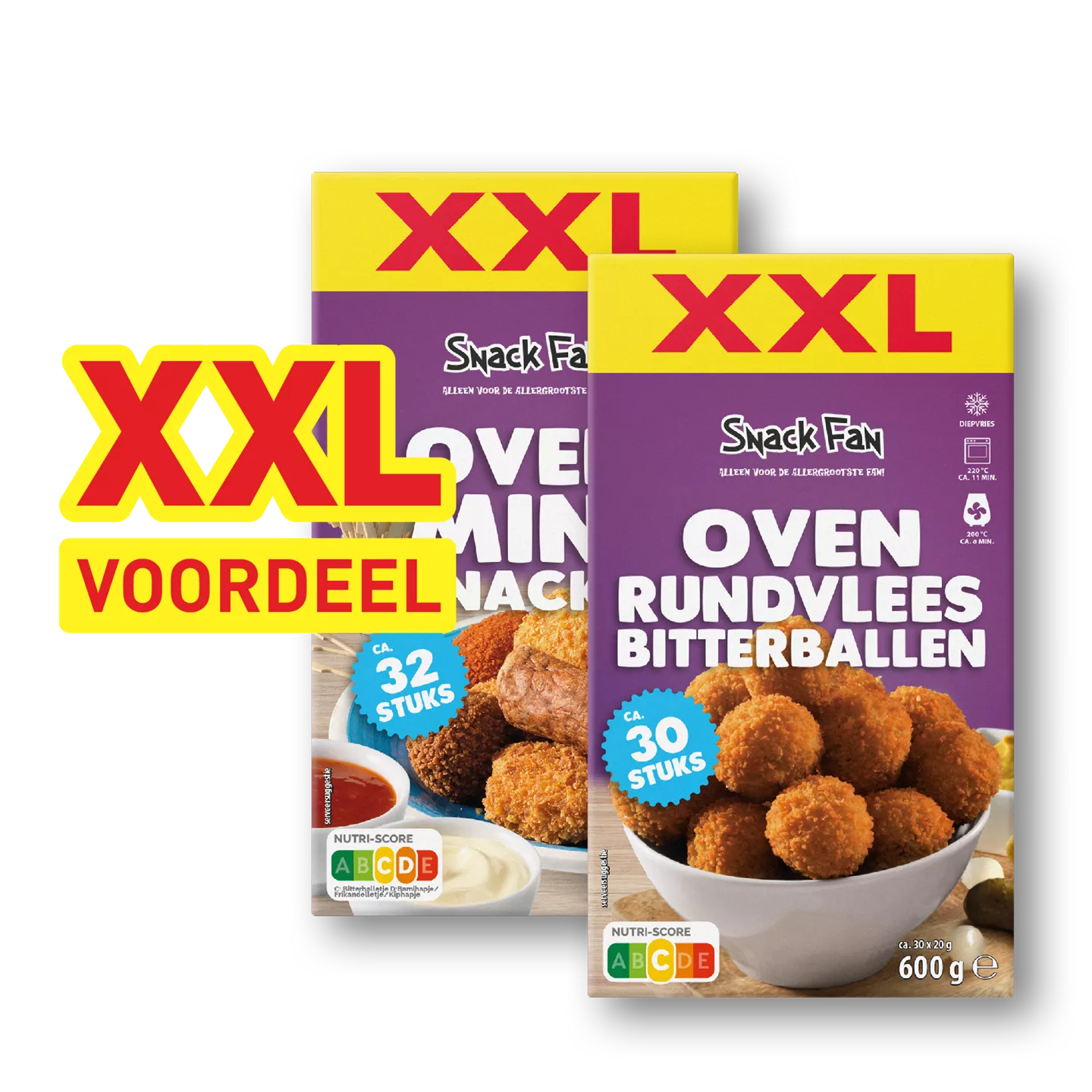 SNACK FAN Oven mini snacks of rundvleesbitterballen