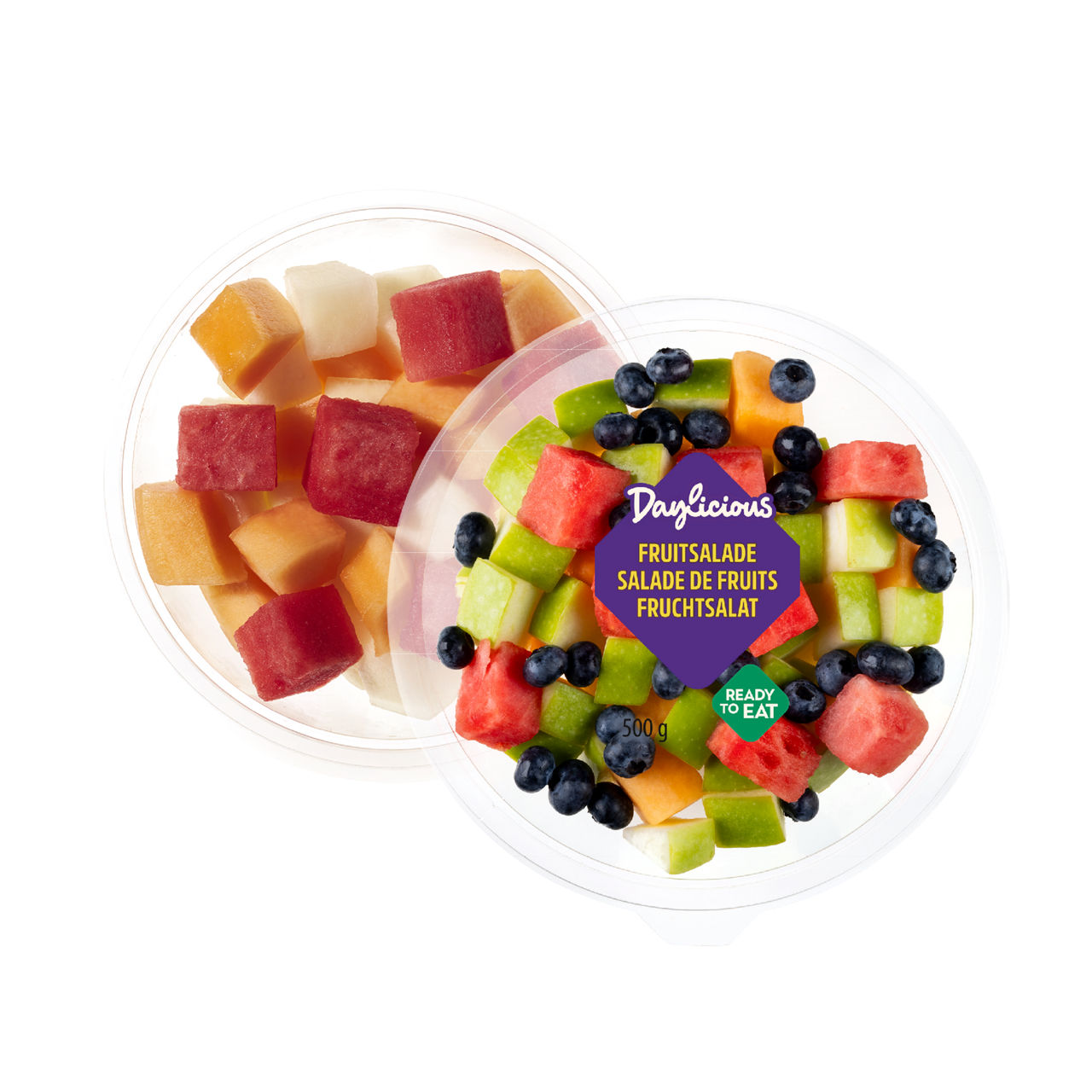 Fruitsalade of meloenbowl