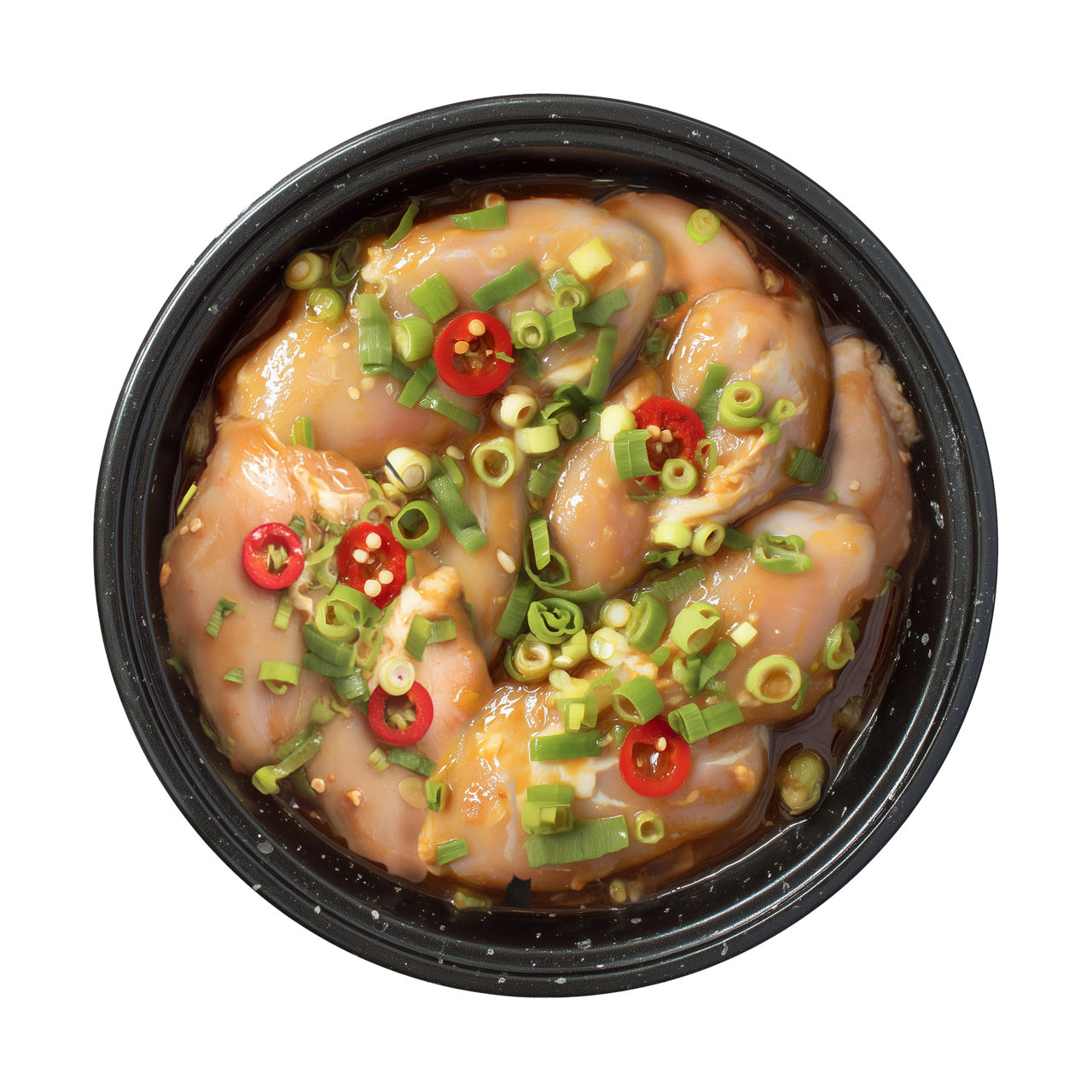 Scharrelkip ovenschotel piri-piri of teriyaki