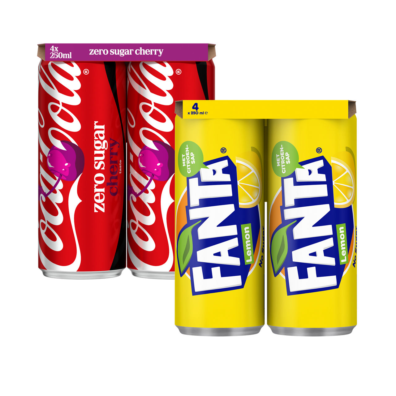 4-pack Coca-Cola of Fanta