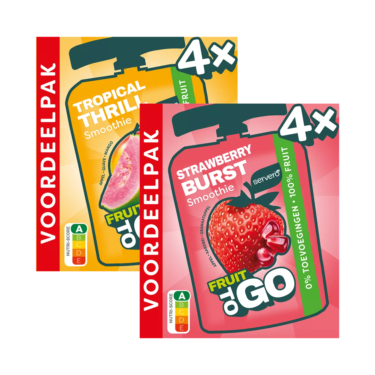 SERVERO 4-pack fruit-to-go