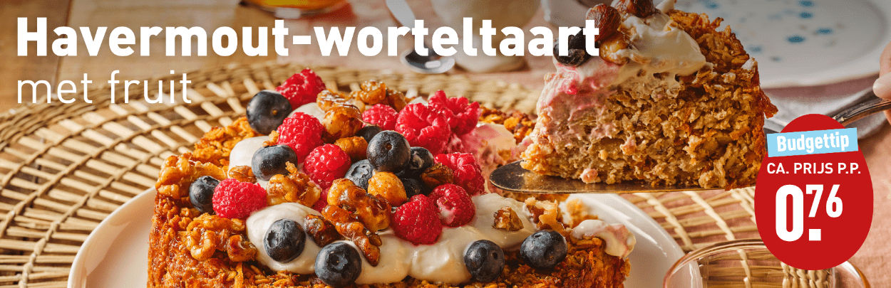 Havermout worteltaart