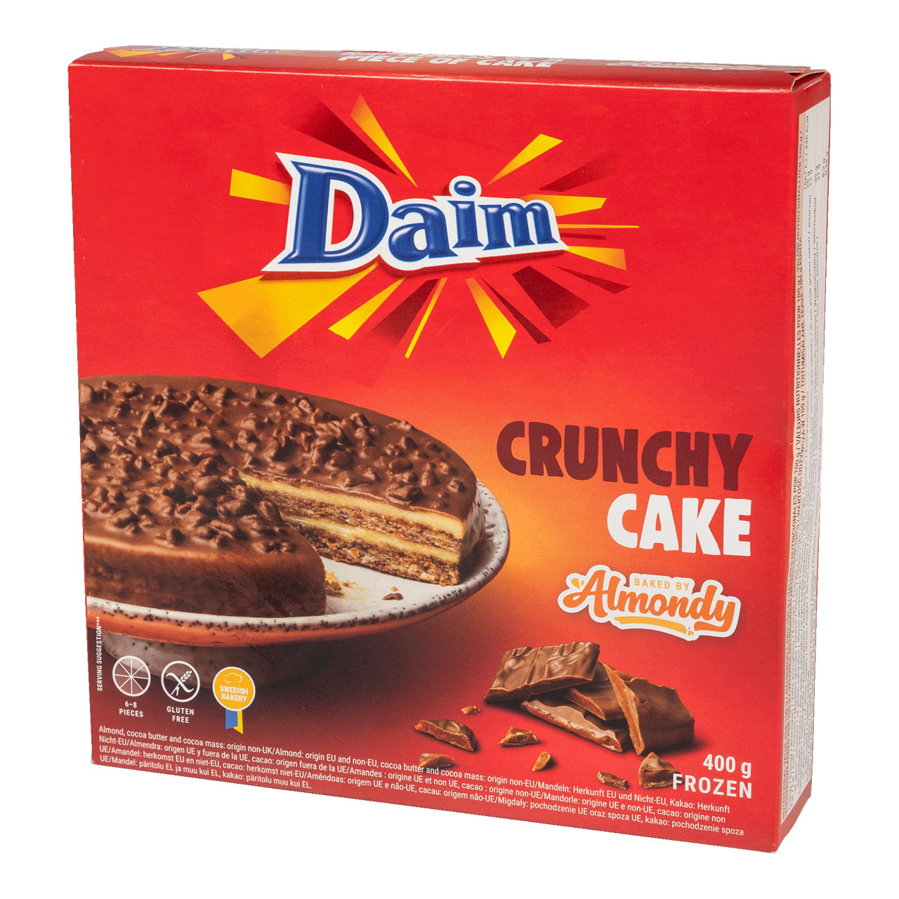 DAIM® Amandelchocoladetaart op Zweedse wijze