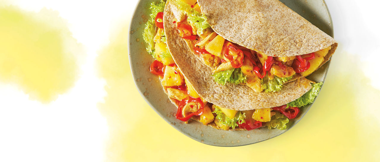 Kip Hawai wrap van ALDI