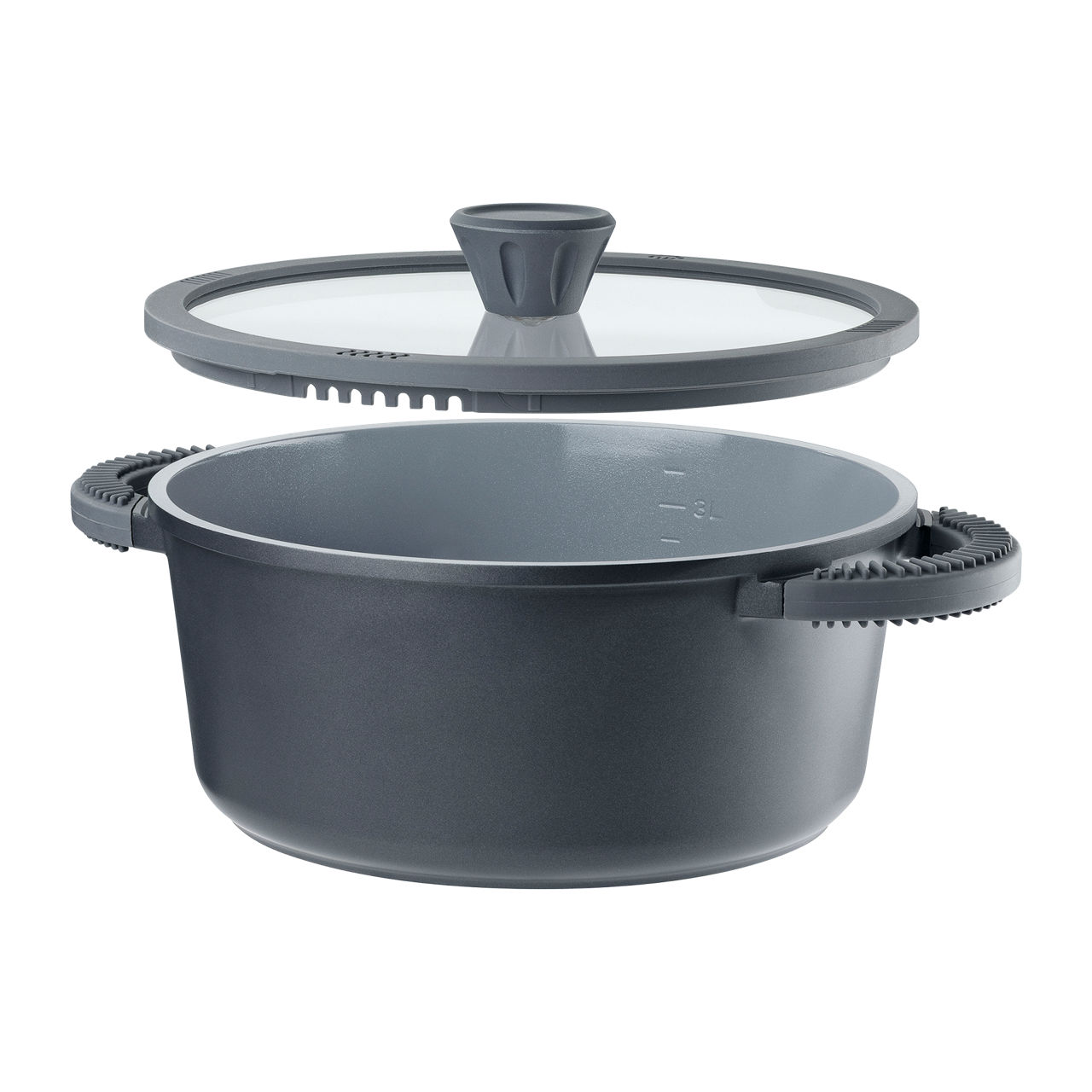  Kochtopf, ca. 4,2 L; Ø: ca. 24 cm