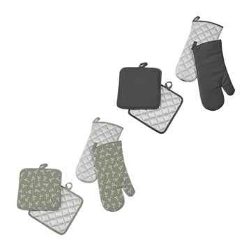 Topflappen und Ofenhandschuhe