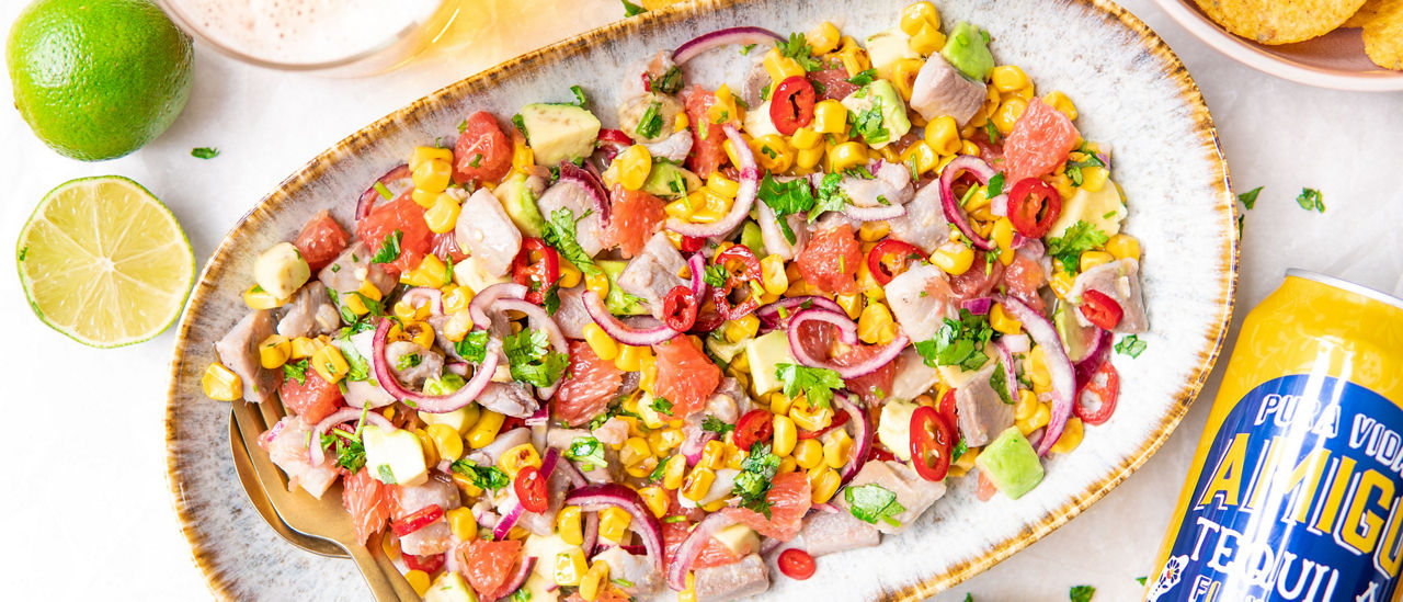 Ceviche met haring van ALDI