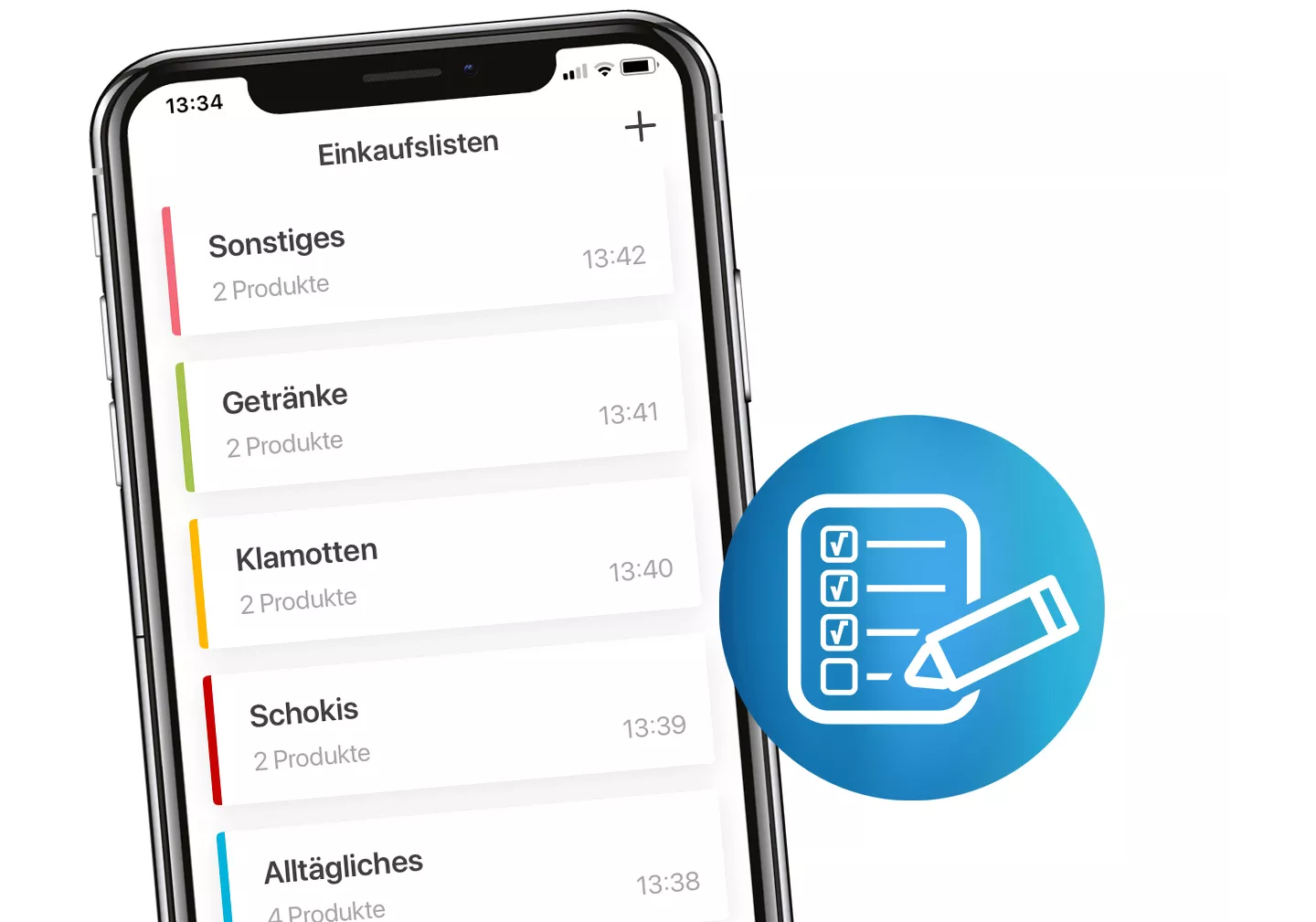 Einkaufsliste in der ALDI Nord App