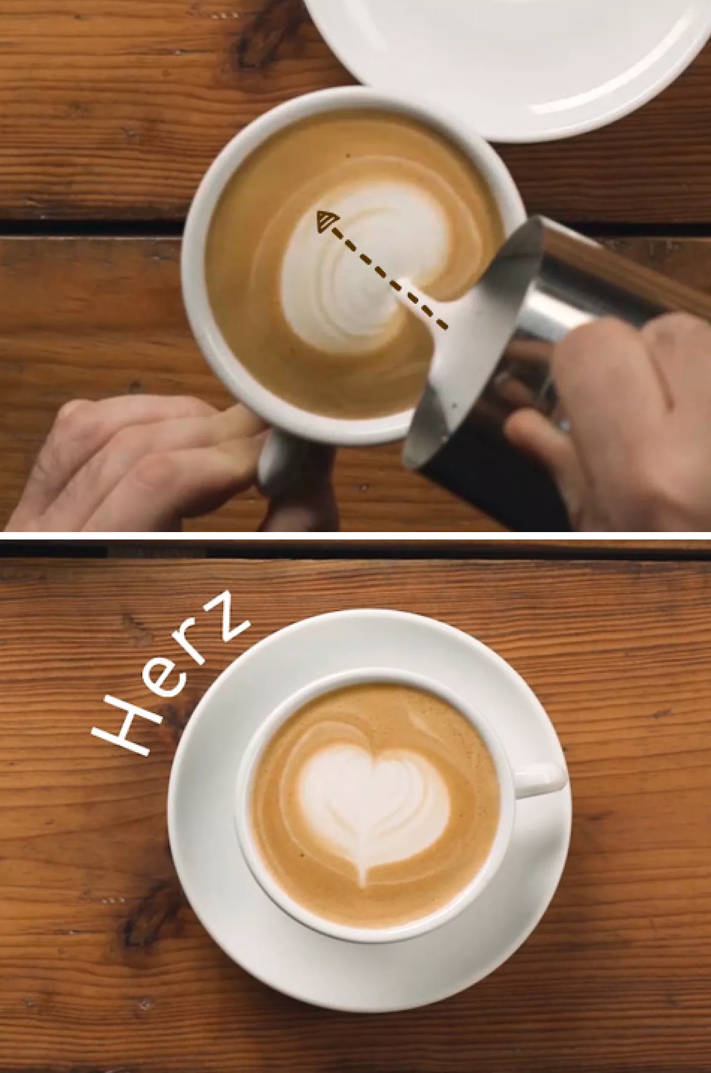 Latte Art Herz