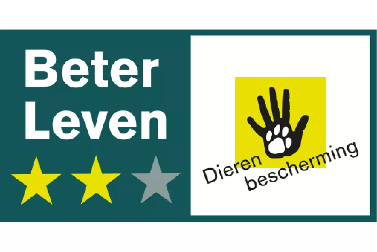 Beter Leven keurmerk met 2 sterren van de Dierenbescherming voor vrije uitloopeieren van ALDI