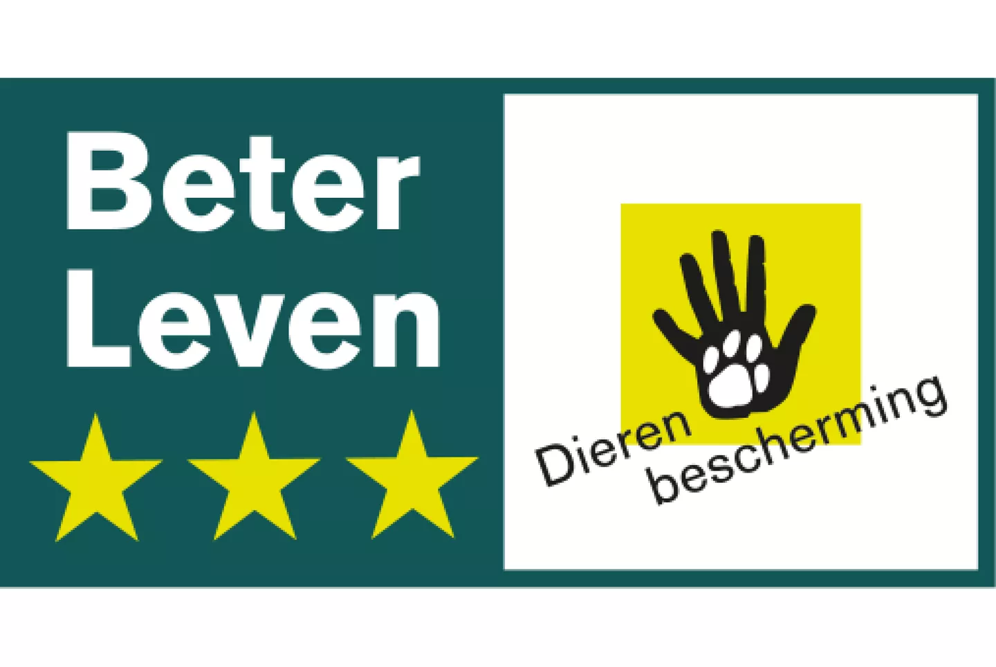 Beter Leven keurmerk met 3 sterren van de Dierenbescherming voor biologische eieren van ALDI