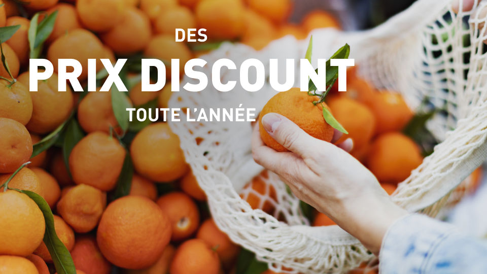 Des prix discount toute l'année