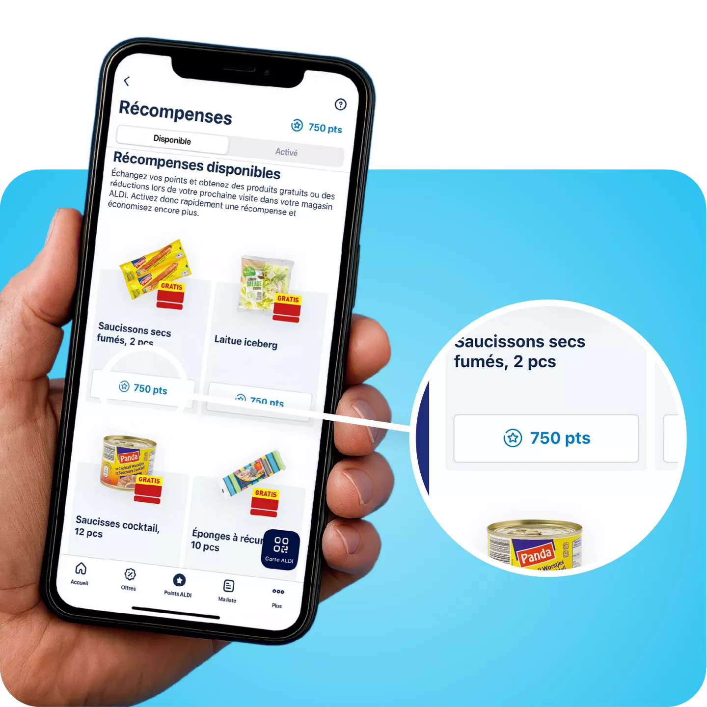 4. Échangez vos points contre des produits gratuits et des réductions