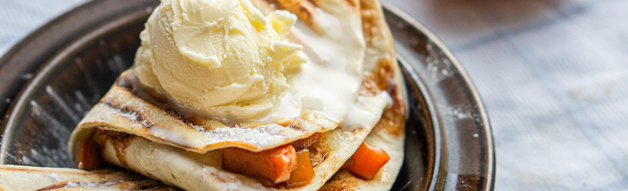 Appeltaart tortilla 