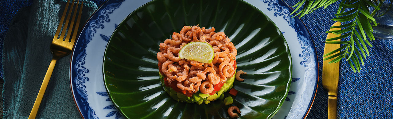 torentjes avocado garnalen