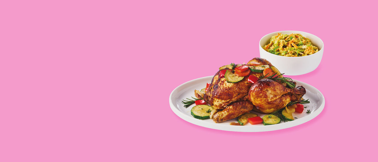 Kip uit de braadzak met een voorjaarsstamppotje van ALDI