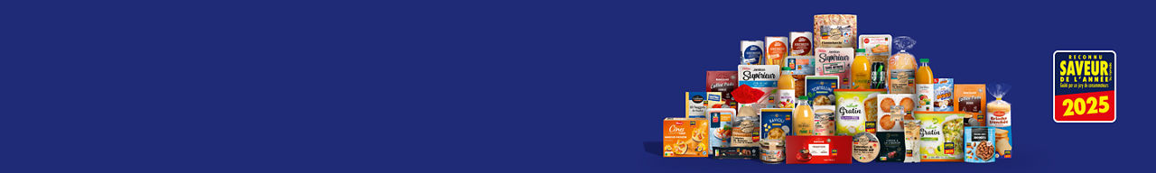 Nos produits élus Saveur de l'année