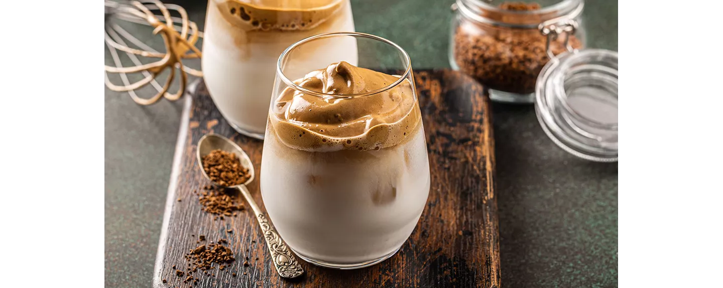 Crema de avellanas con helado