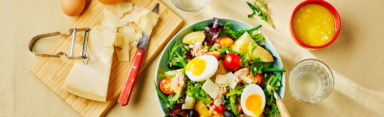Salade niçoise met tonijn uit blik