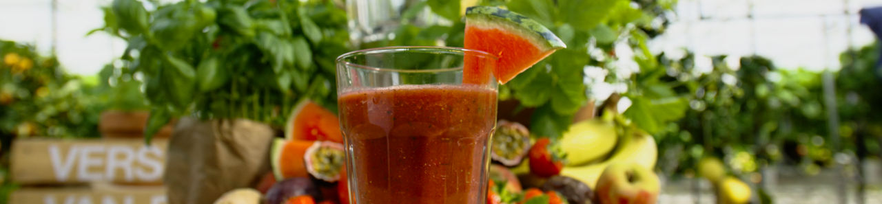 Smoothie watermeloen-munt