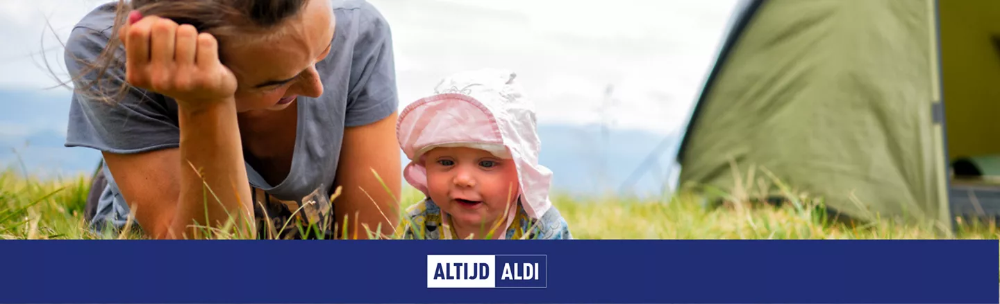 kamperen met baby