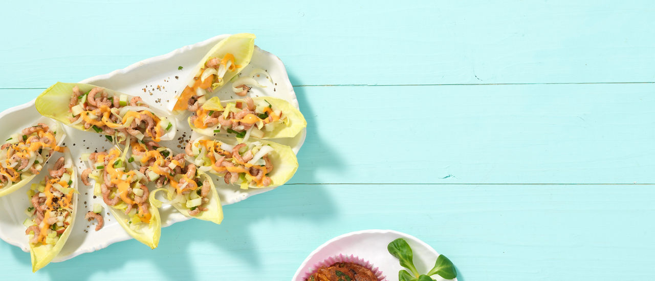 Recept voor witlof met garnalen van ALDI