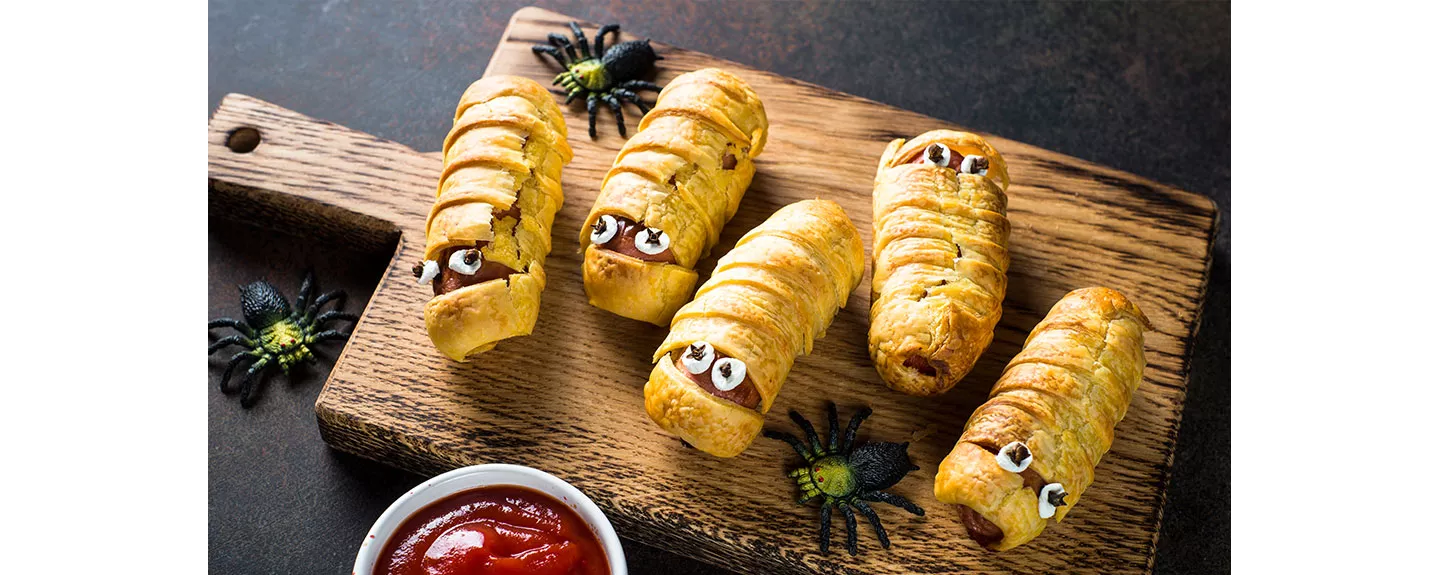 Momias de salchicha y hojaldre