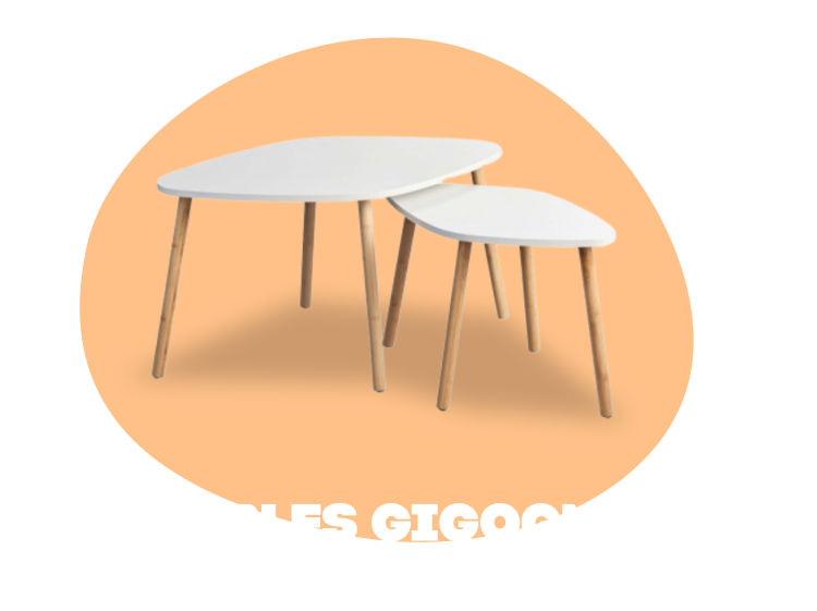 Tables gigogne rétro