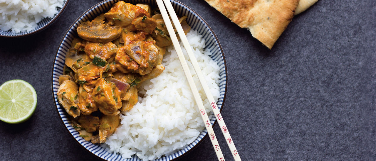 Fairtrade curry met kip van ALDI