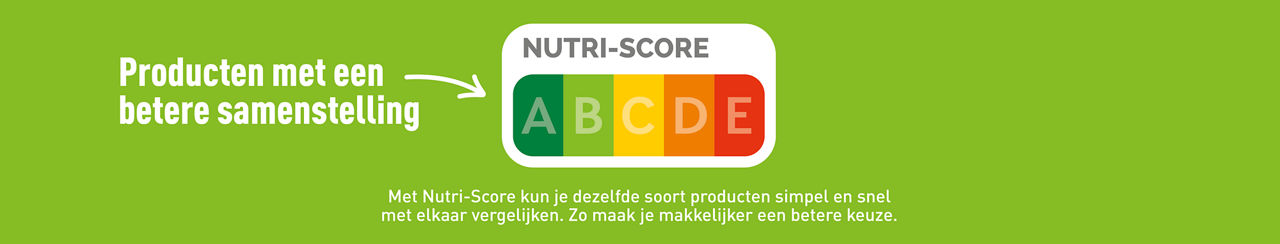 Nutriscore van ALDI om een betere keuze te maken en dezelfde soort producten simpel en snel met elkaar te vergelijken