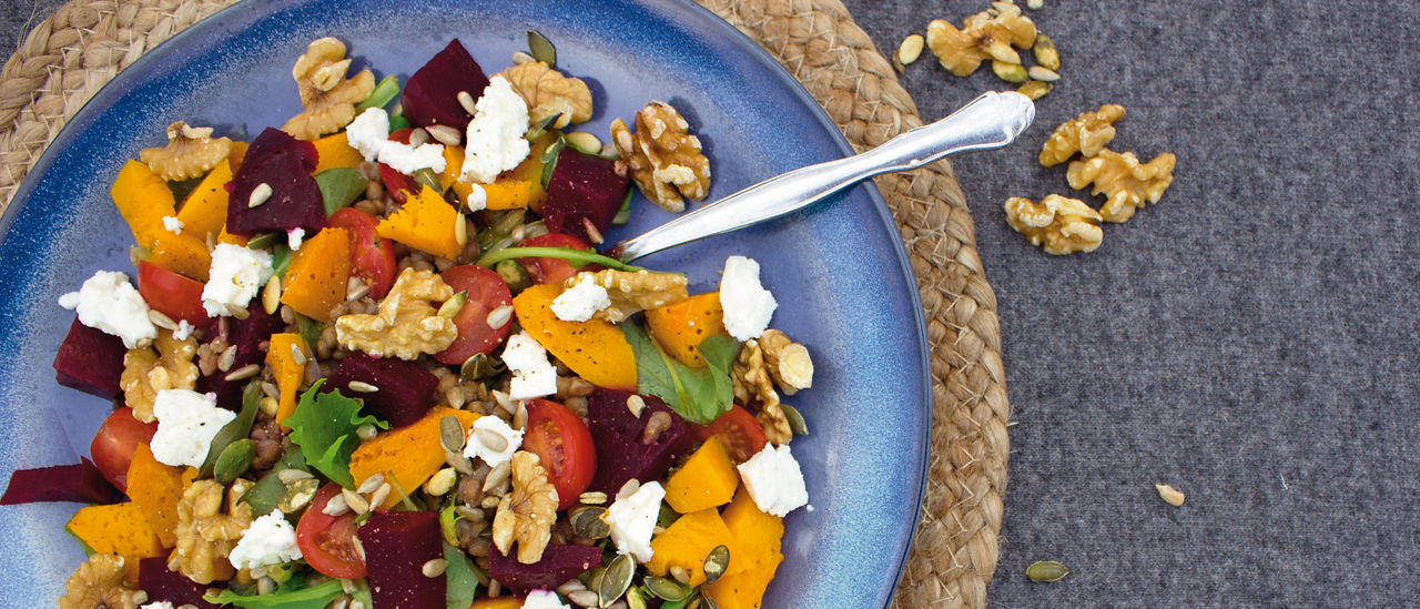 Winterse linzensalade bij ALDI
