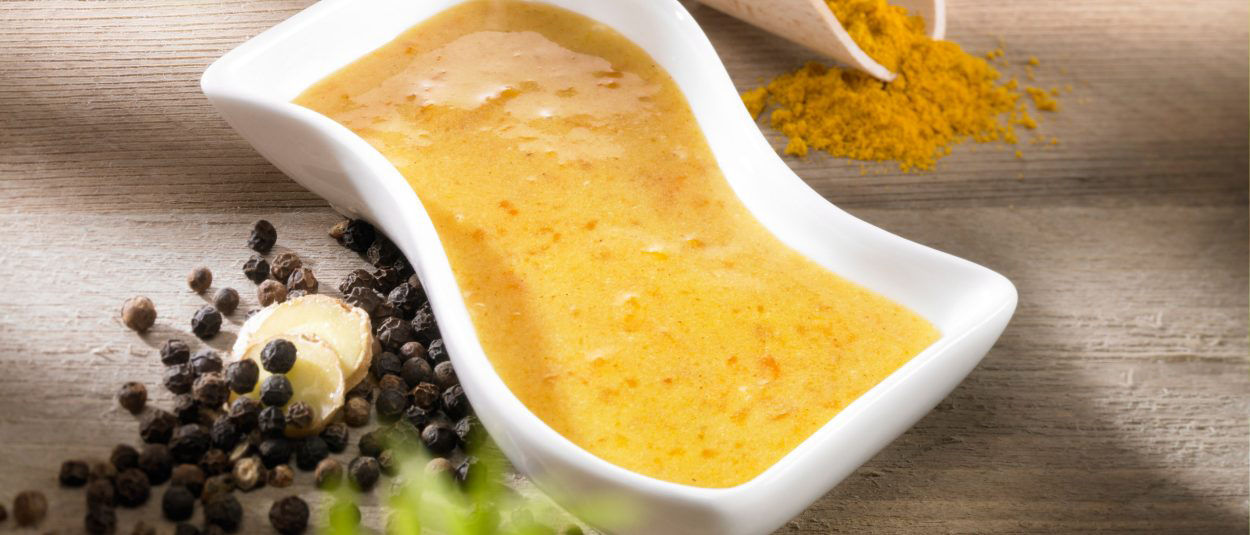 Abrikozen mosterd dip van ALDI