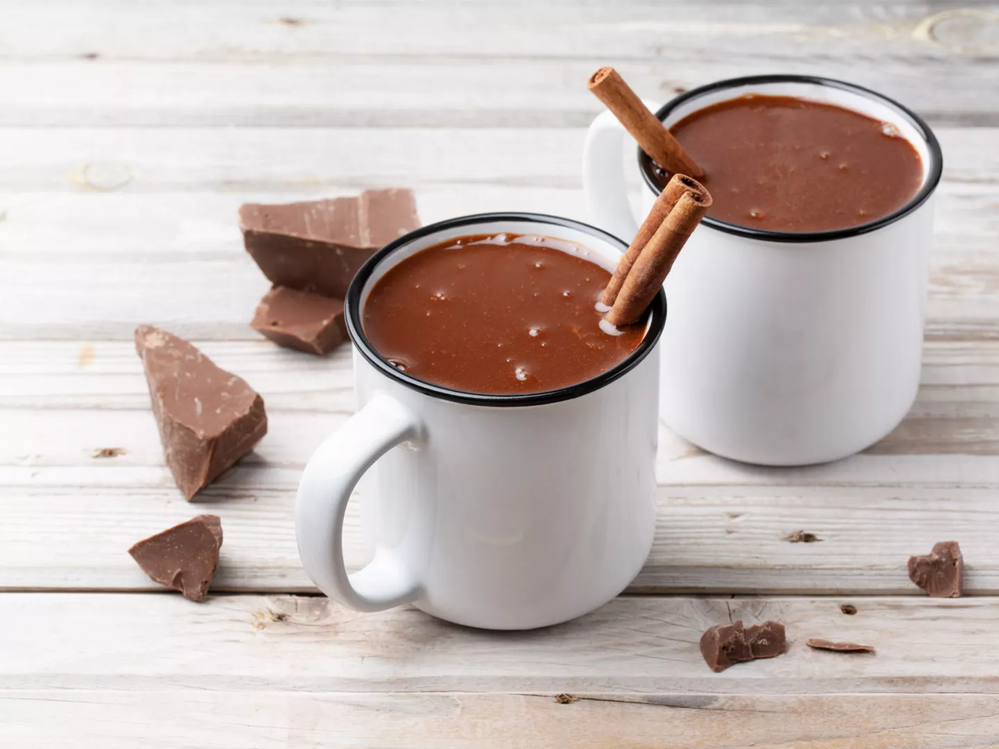 Vasos chocolate a la taza