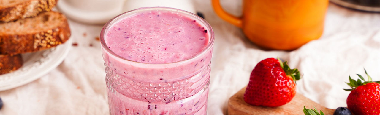 Aardbei smoothie 