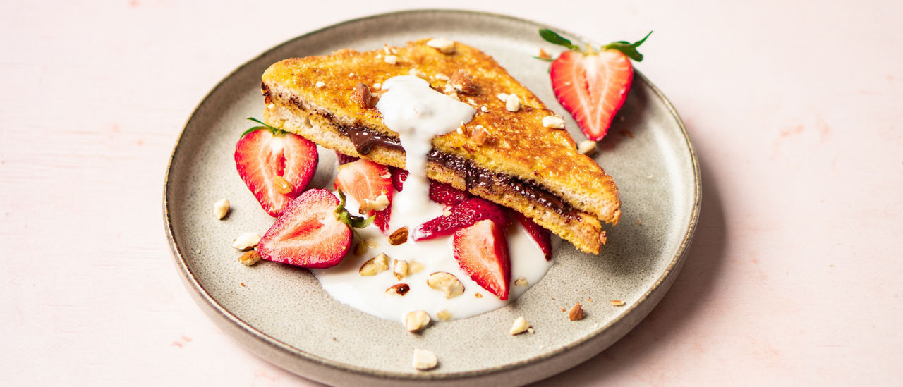 De ultieme wentelteefjes met aardbeien en chocolade (voor moederdag) bij ALDI