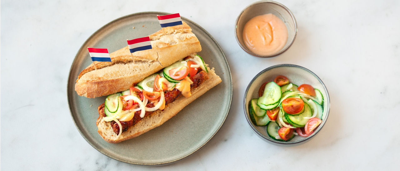 Frikandellen speciaal van de barbecue voor Koningsdag bij ALDI