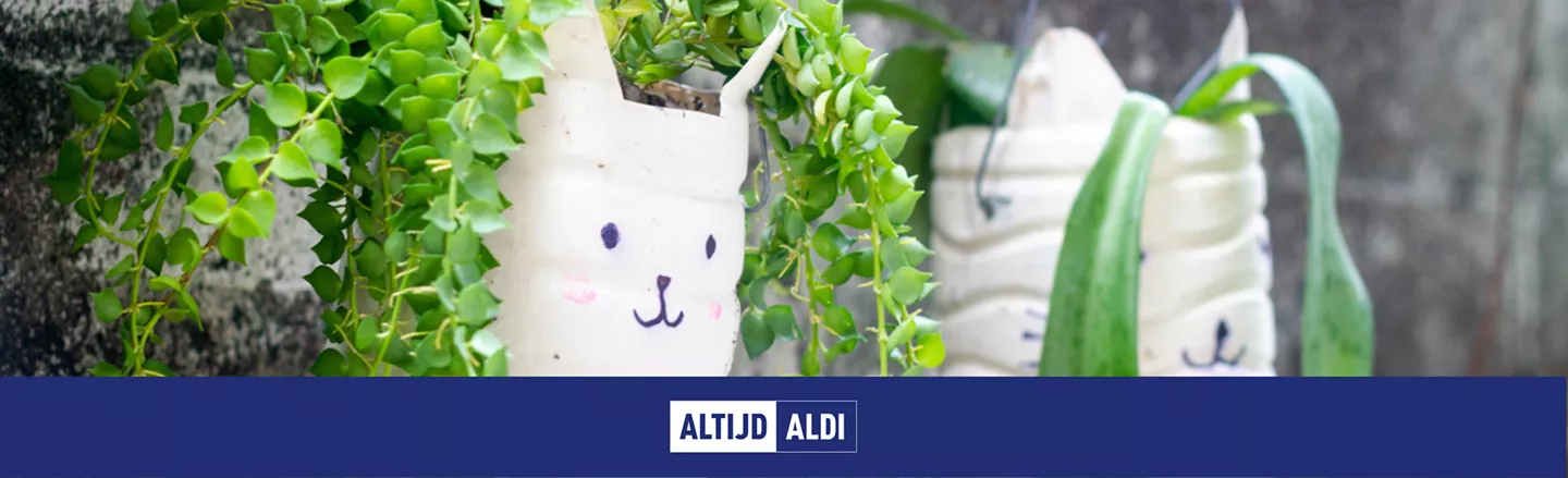 creatief met lege flessen