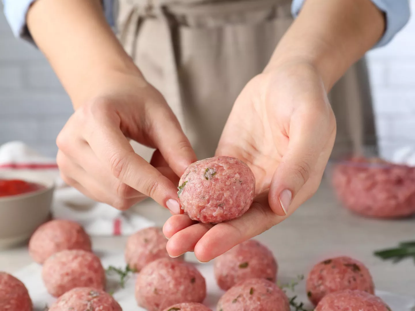 Albóndigas caseras carne picada