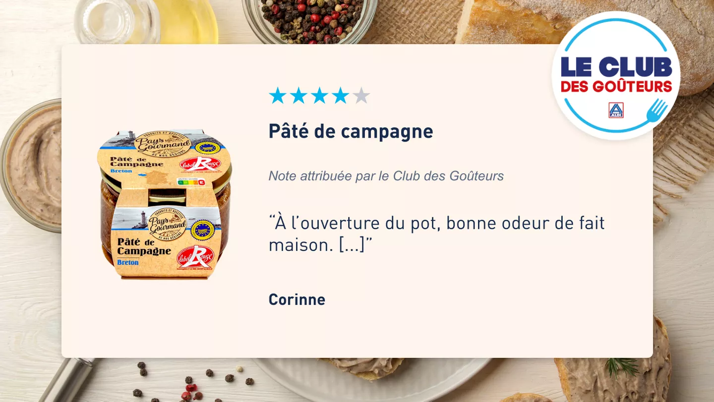 Avis pâté de campagne