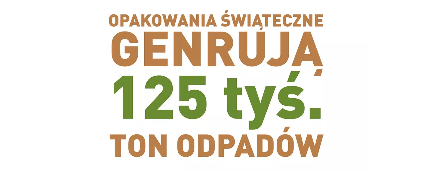 zero waste opakowania świąteczne generują 