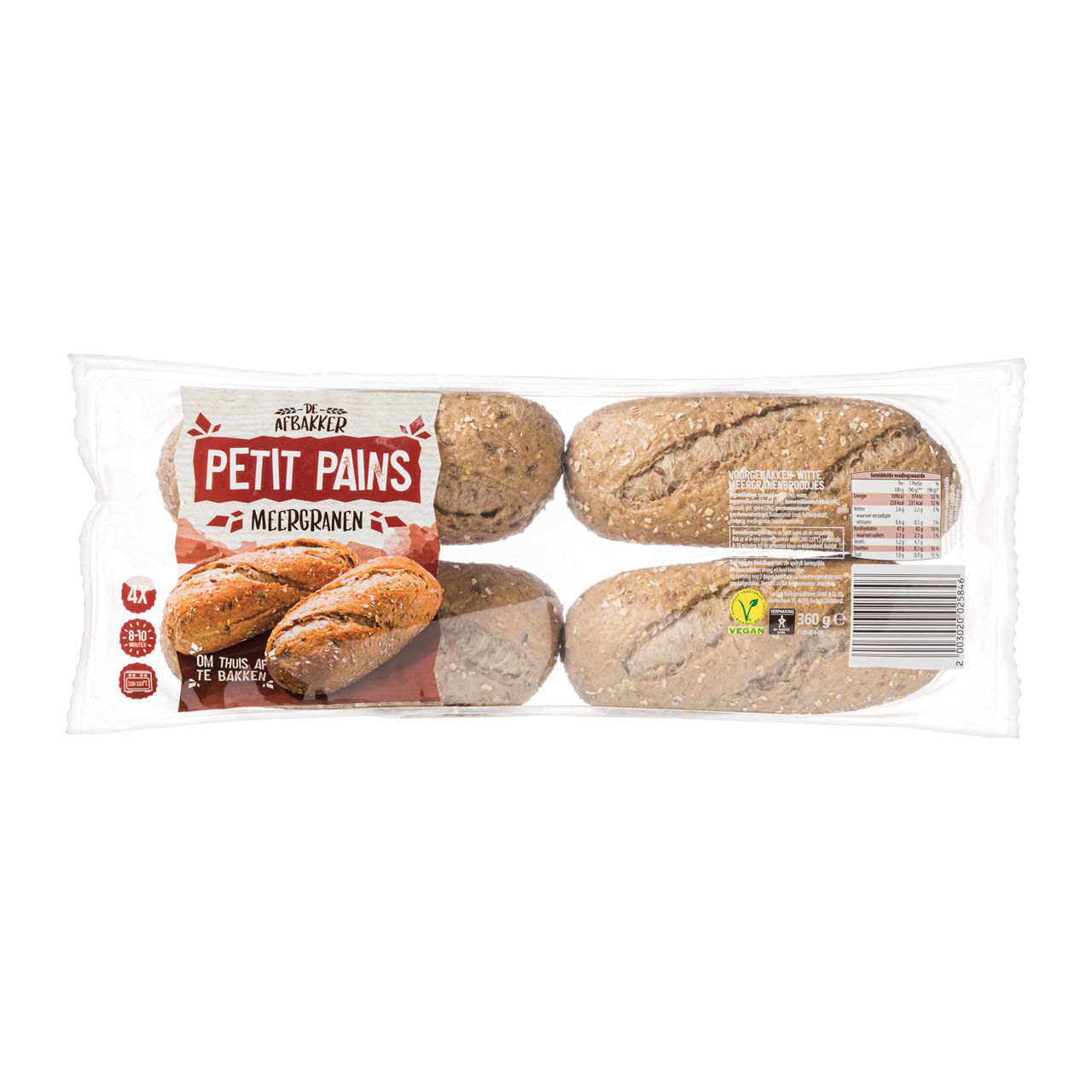 Petit pains meergranen