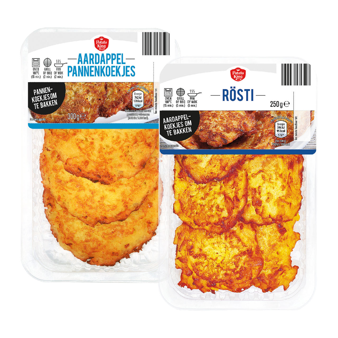 Rösti of aardappelpannenkoekjes