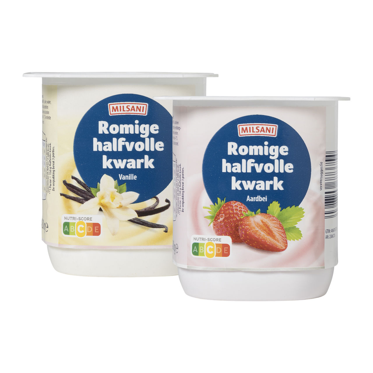 Halfvolle romige kwark
