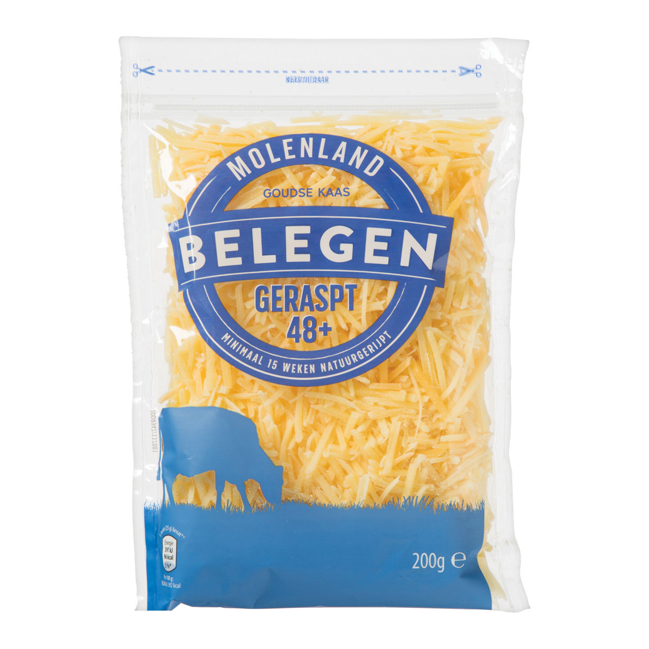 Goudse geraspte kaas 48+ belegen